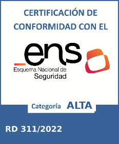Certificación de conformidad con el Esquema Nacional de Seguridad